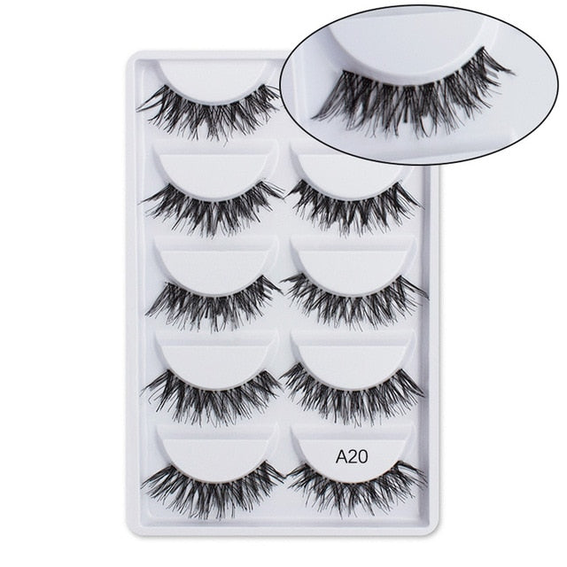 5 Pair 3D Mink Hair Eyelashes{VIP Gift}