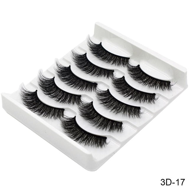 5 Pair 3D Mink Hair Eyelashes{VIP Gift}