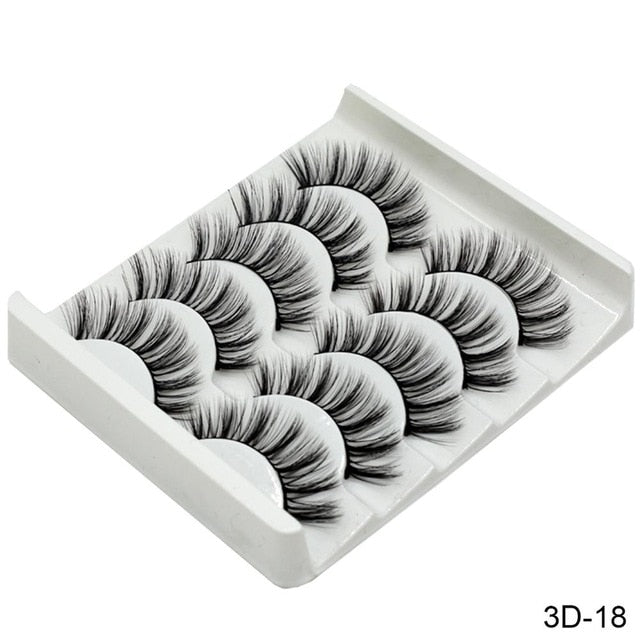 5 Pair 3D Mink Hair Eyelashes{VIP Gift}