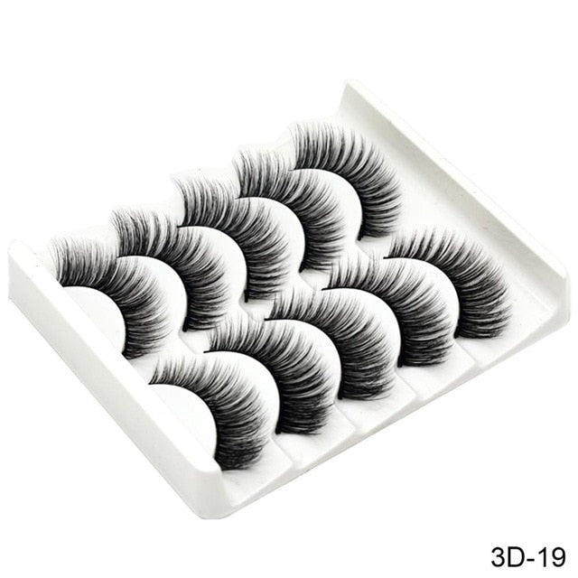 5 Pair 3D Mink Hair Eyelashes{VIP Gift}