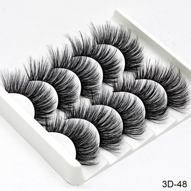 5 Pair 3D Mink Hair Eyelashes{VIP Gift}