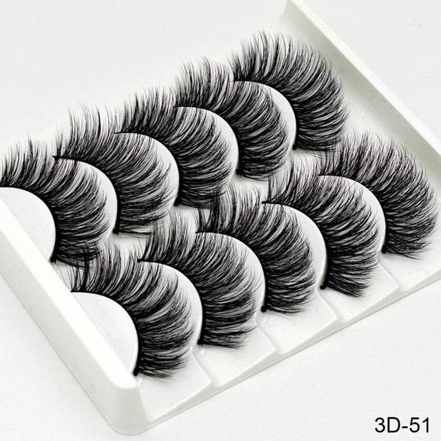 5 Pair 3D Mink Hair Eyelashes{VIP Gift}