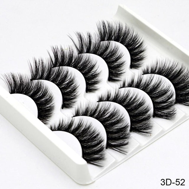 5 Pair 3D Mink Hair Eyelashes{VIP Gift}