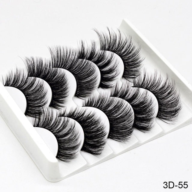 5 Pair 3D Mink Hair Eyelashes{VIP Gift}