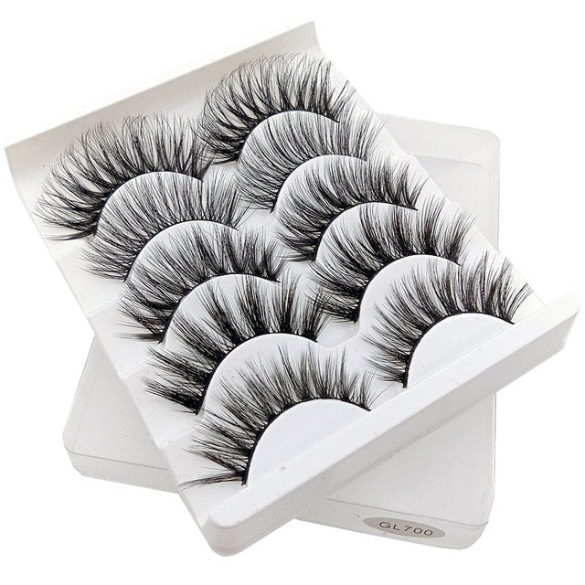 5 Pair 3D Mink Hair Eyelashes{VIP Gift}