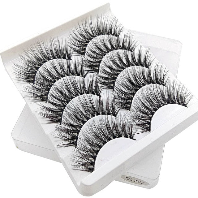 5 Pair 3D Mink Hair Eyelashes{VIP Gift}