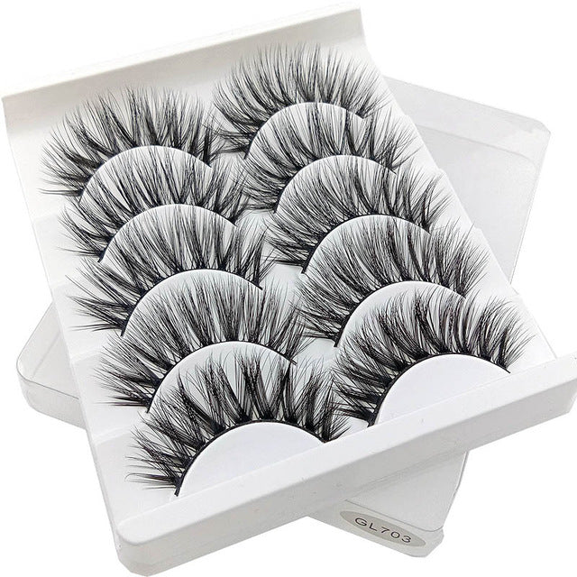 5 Pair 3D Mink Hair Eyelashes{VIP Gift}
