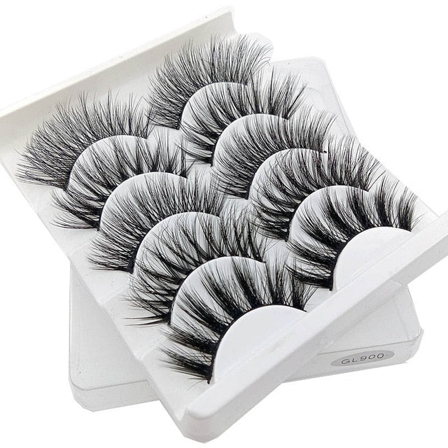 5 Pair 3D Mink Hair Eyelashes{VIP Gift}