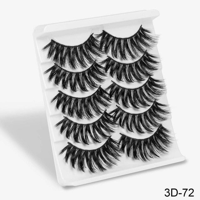 5 Pair 3D Mink Hair Eyelashes{VIP Gift}