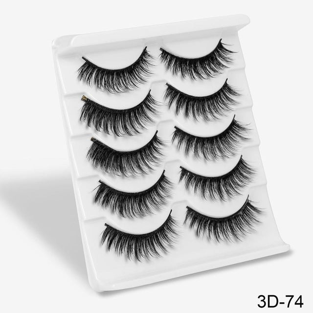 5 Pair 3D Mink Hair Eyelashes{VIP Gift}