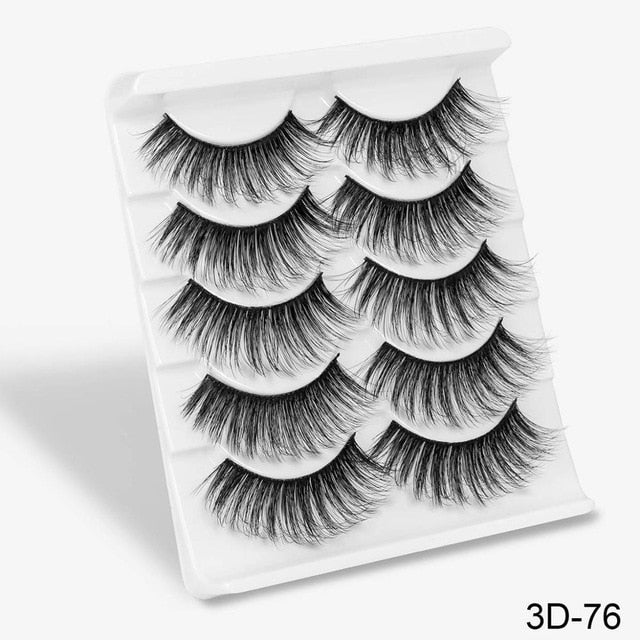 5 Pair 3D Mink Hair Eyelashes{VIP Gift}