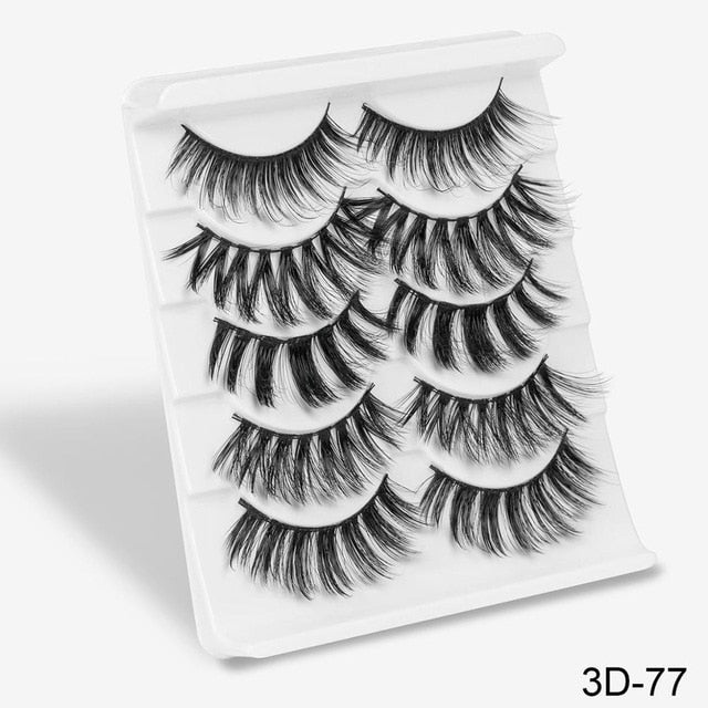 5 Pair 3D Mink Hair Eyelashes{VIP Gift}
