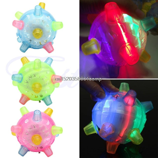 LED Flashing Jump Ball Toy