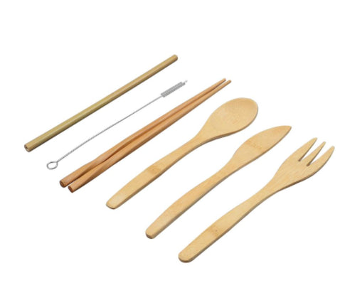 6Pcs/set Japanese Wooden Cutlery