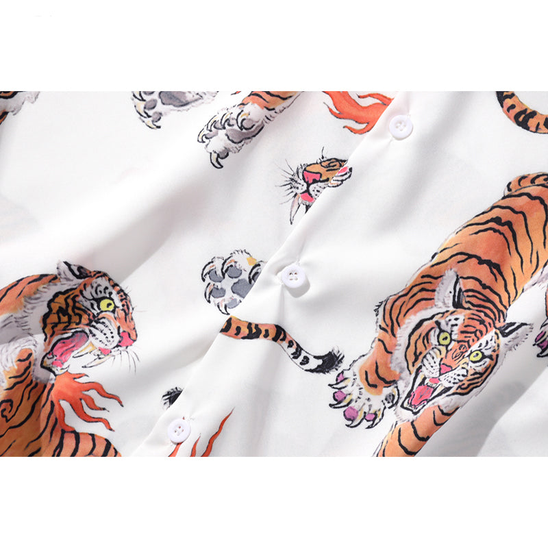 Fortune Tiger Print Shirt