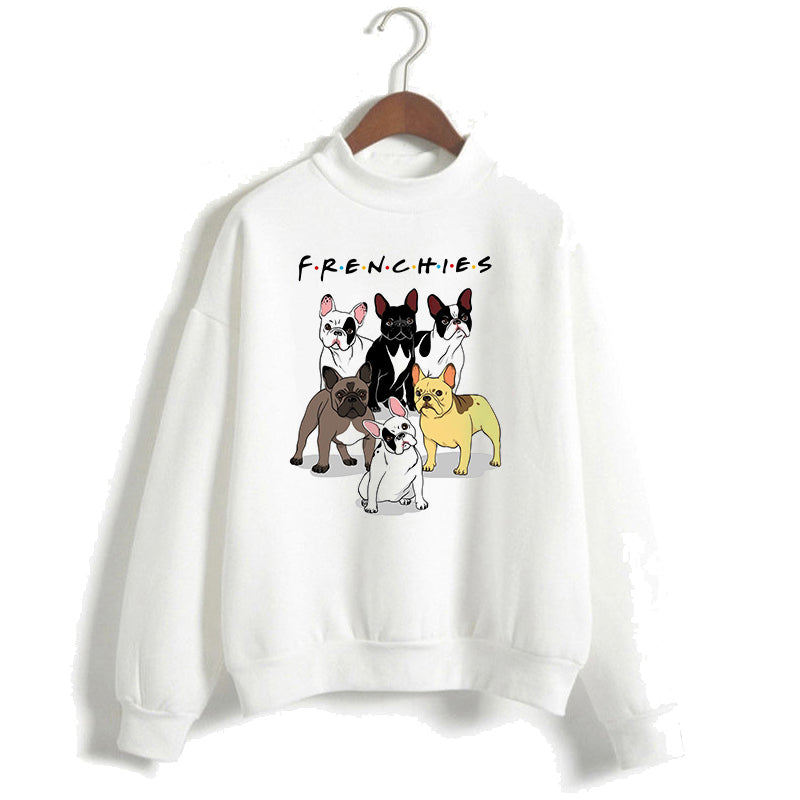 French Bulldog Print hoodie