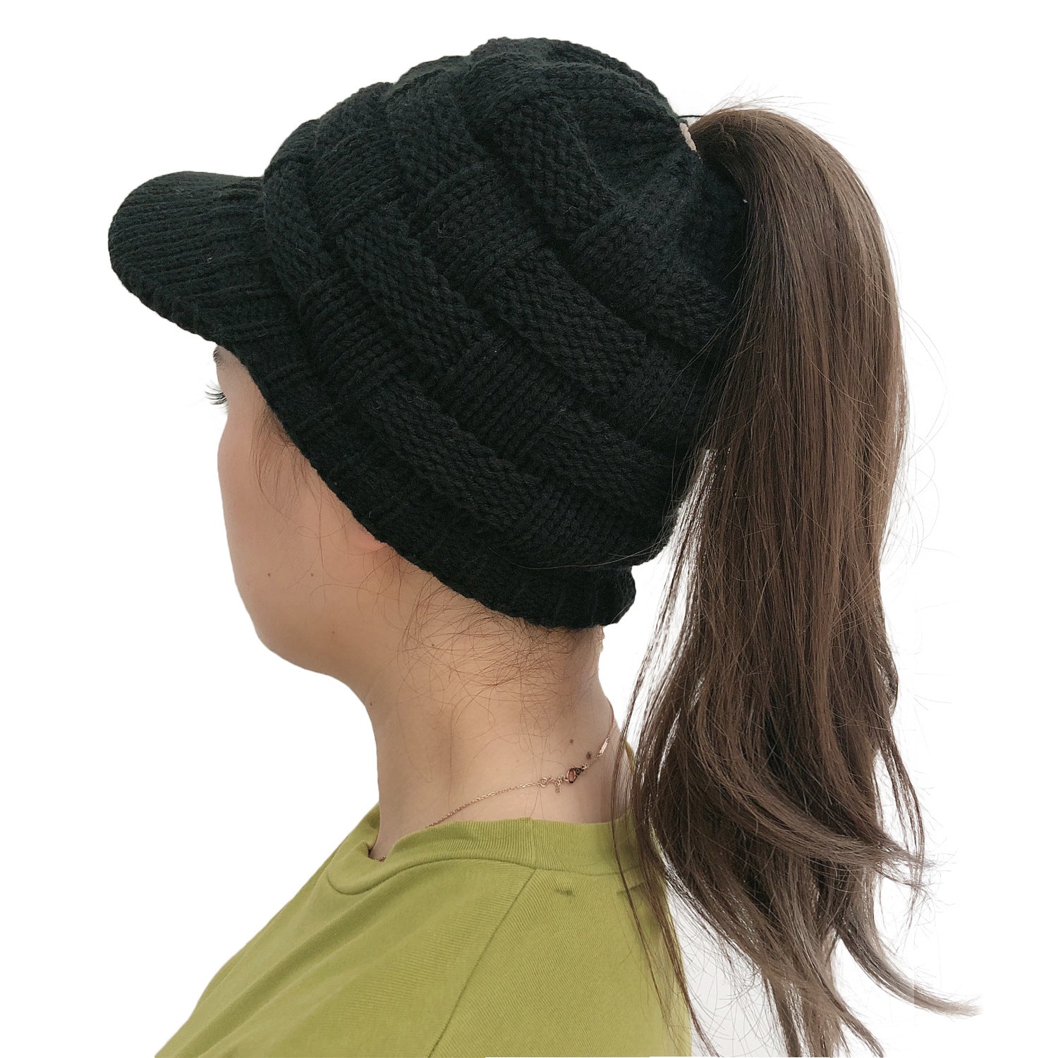 Ladies Warm Hollow Hat