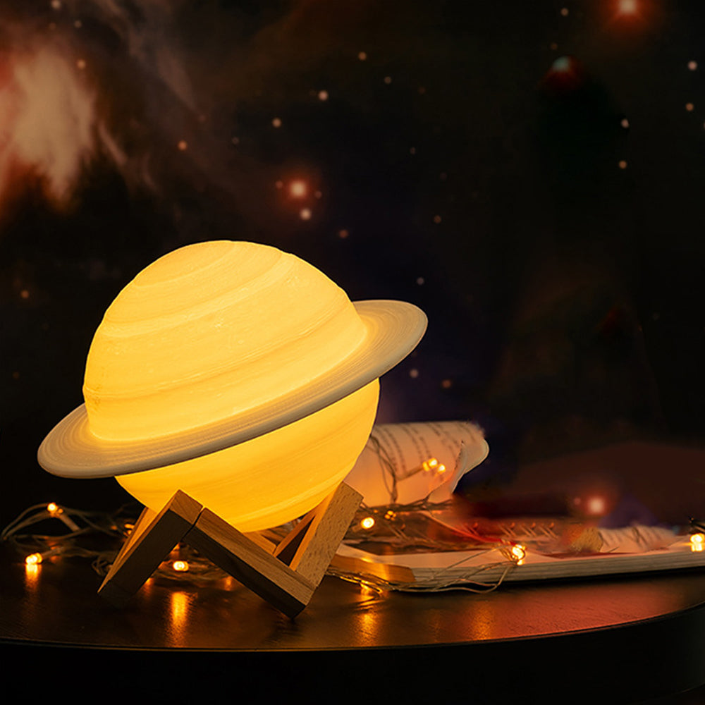3D Printing Saturn Lamp LED Night Light