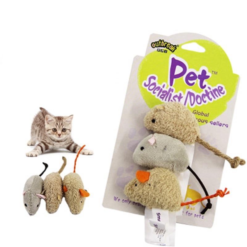 3Pcs Pet Cat Bite-resistant Toy
