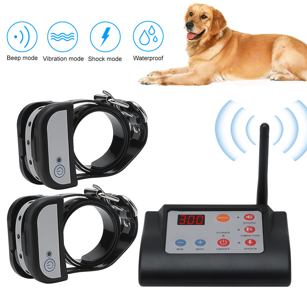 Waterproof Rechargeable 2 IN 1 Wireless Electric Pet Dog Fence