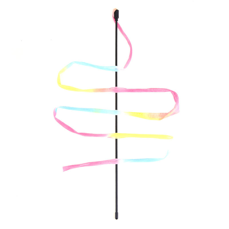 Cute Colorful Rod Teaser Wand Cat Toys