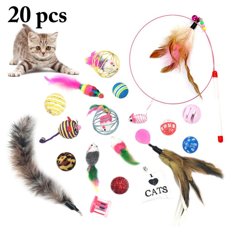 20pcs Cat Interactive Toy