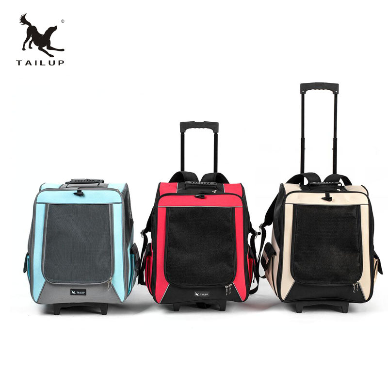 TAILUP Outdoor Head Out Double Shoulder Portable Travel Pet Dog Backpack Bag