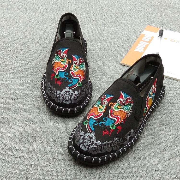 Men's Embroidery Casual Shoe