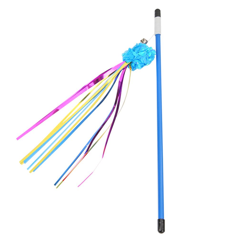 Cute Colorful Rod Teaser Wand Cat Toys