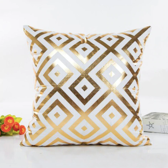 Gold Decoration Cushion Cover