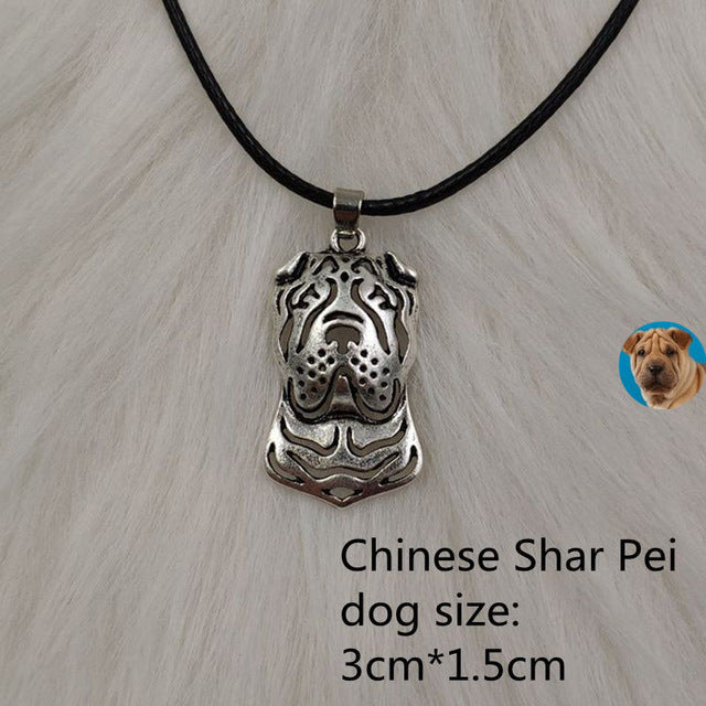 Dog Antique Silver Pendant{VIP Gift}