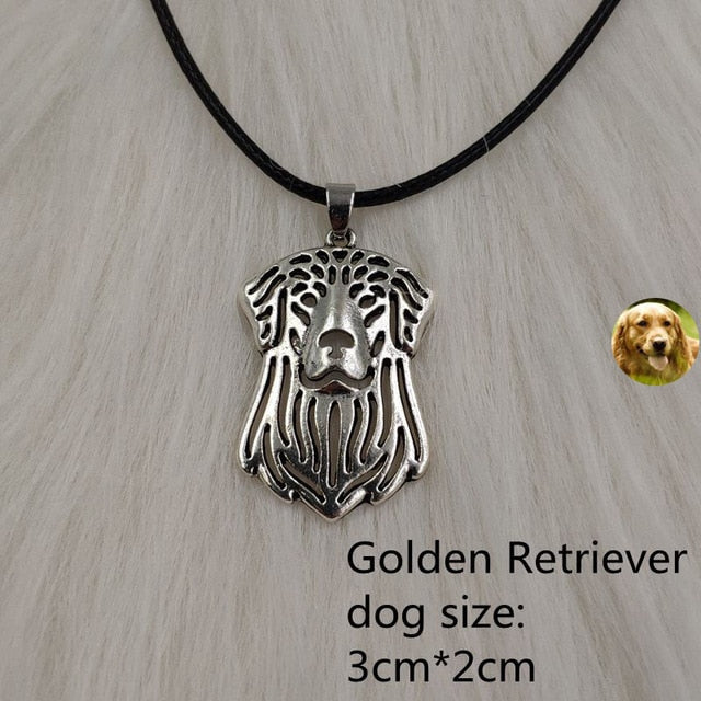 Dog Antique Silver Pendant{VIP Gift}