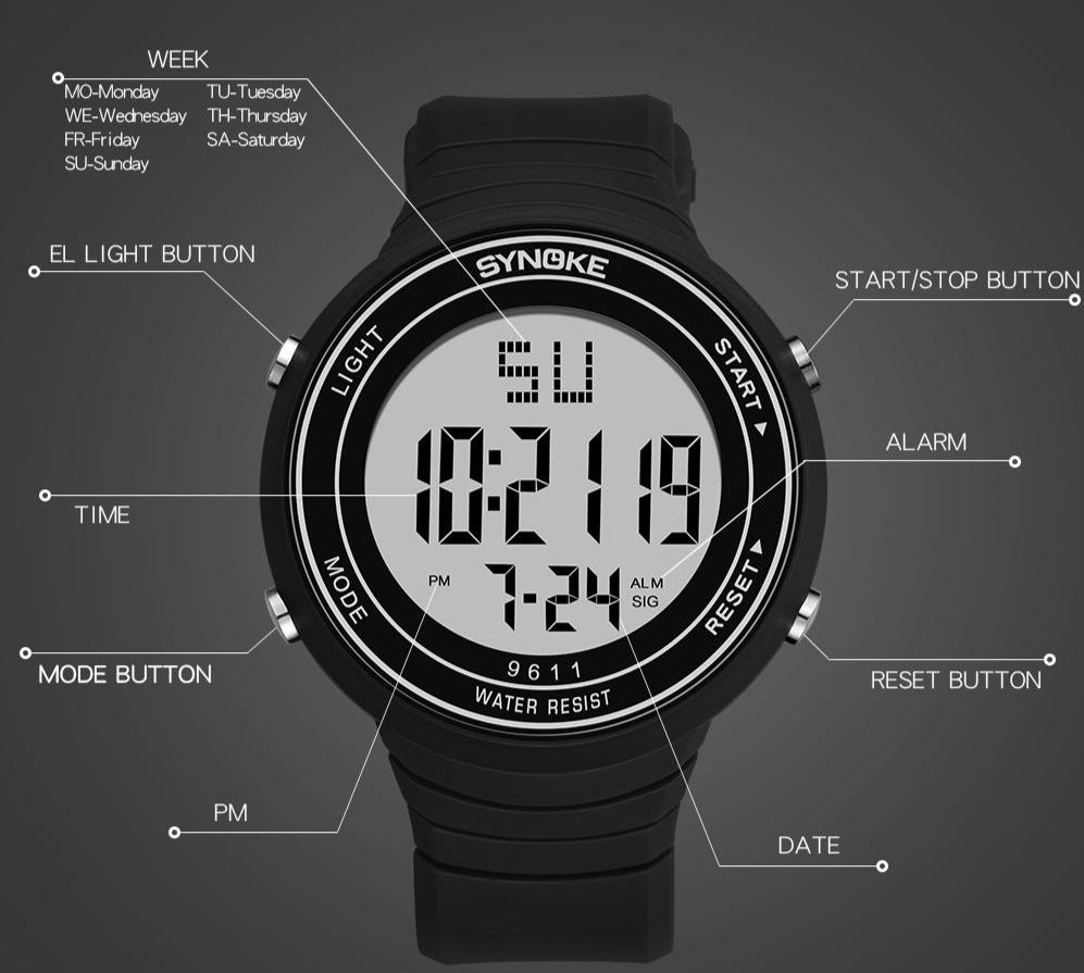 Sport LED Waterproof Wrist Watch