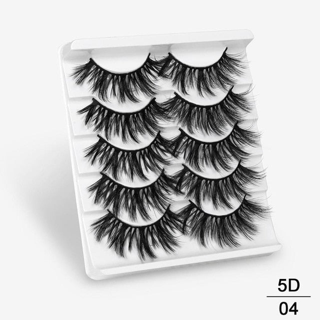 5 Pair 3D Mink Hair Eyelashes{VIP Gift}
