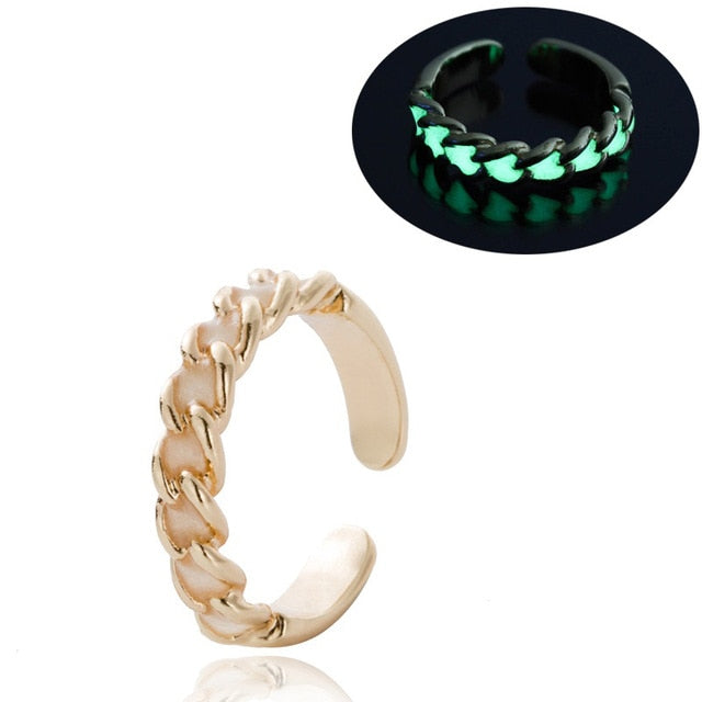 Heart Shape Luminous Ring{VIP Gift}