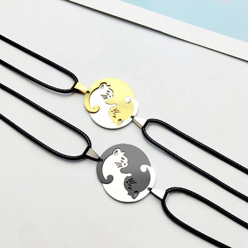 Cat Couple Necklace{Vip Gift}